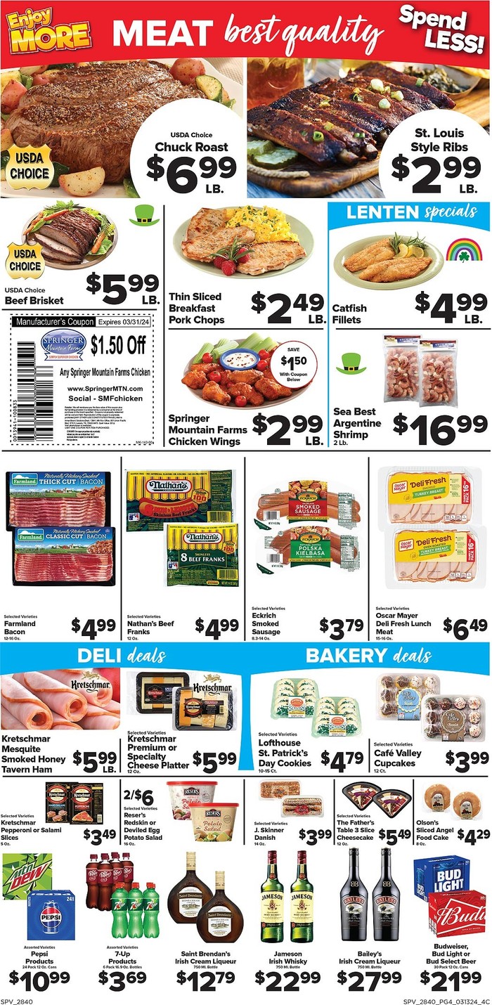 B and H Market | Ad Specials